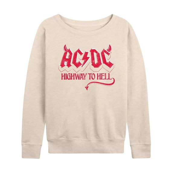 ACDC - Highway To Hell - Women's Lightweight French Terry Long Sleeve Shirt