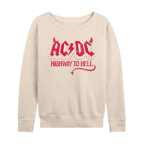 ACDC - Highway To Hell - Women's Lightweight French Terry Long Sleeve Shirt