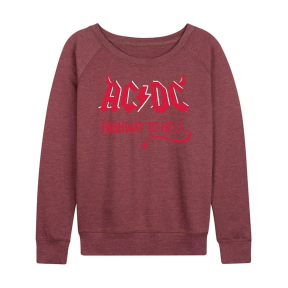 ACDC - Highway To Hell - Women's Lightweight French Terry Long Sleeve Shirt