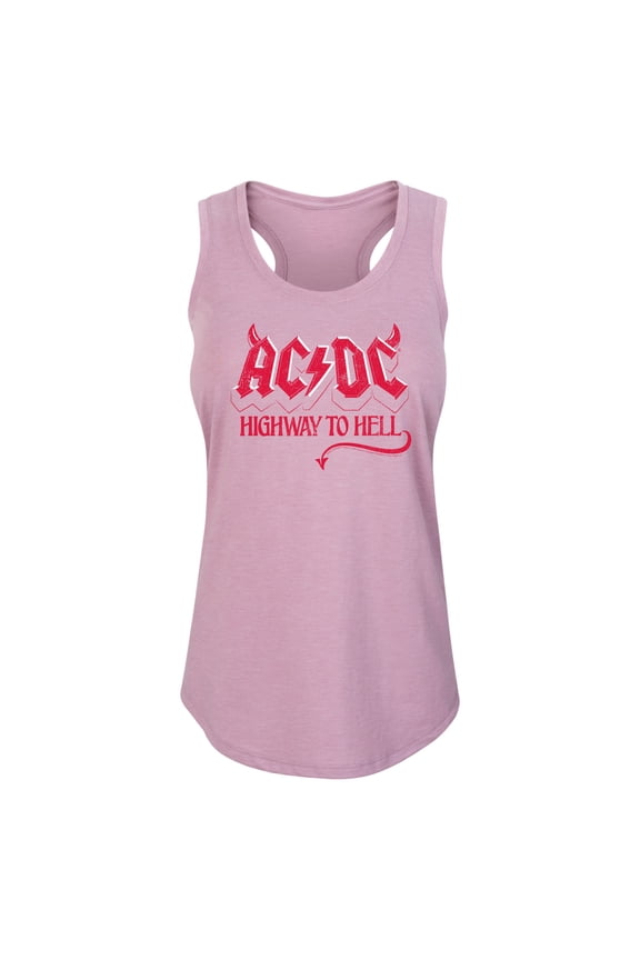 ACDC - Highway To Hell - Women's Racerback Tank Top