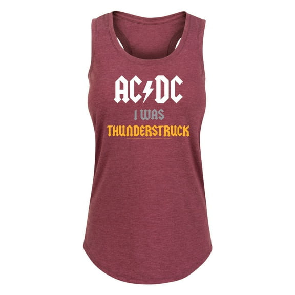 ACDC - I Was Thunderstruck - Women's Racerback Tank Top