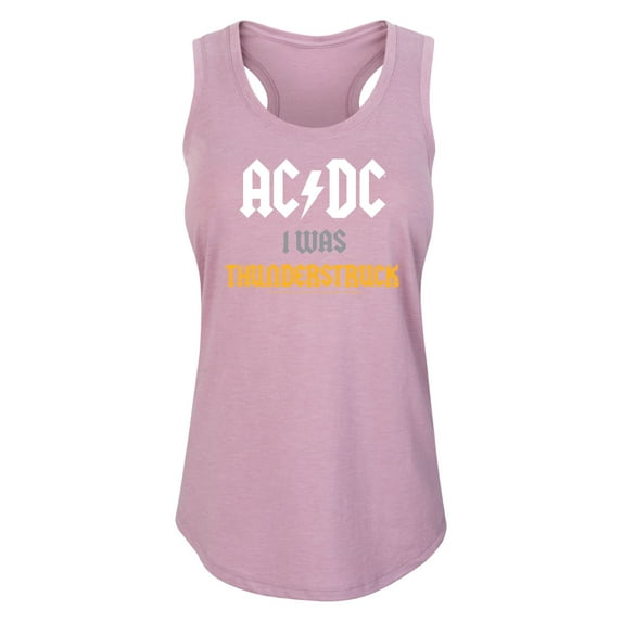 ACDC - I Was Thunderstruck - Women's Racerback Tank Top