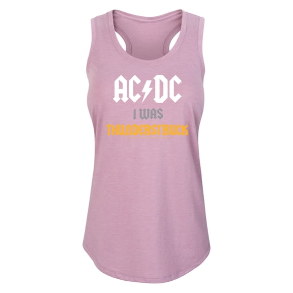 ACDC - I Was Thunderstruck - Women's Racerback Tank Top