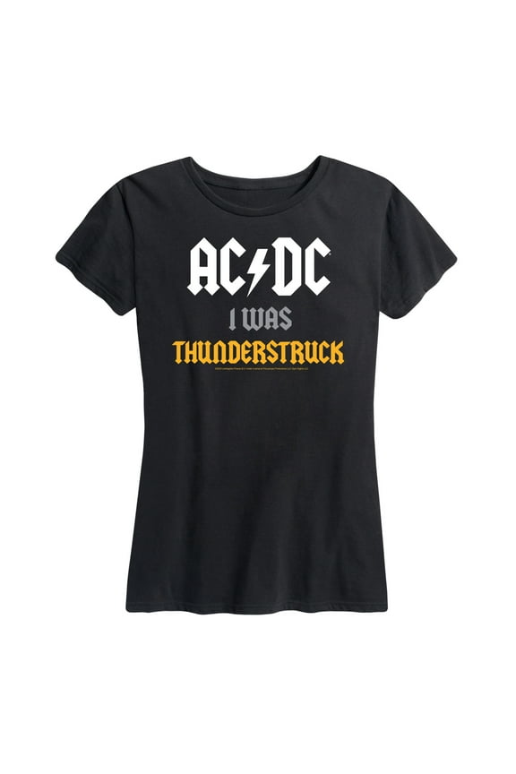 - I Was Thunderstruck - Women's Short Sleeve Graphic T-Shirt
