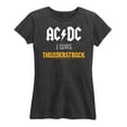 thumbnail image 1 of ACDC - I Was Thunderstruck - Women's Short Sleeve Graphic T-Shirt, 1 of 5