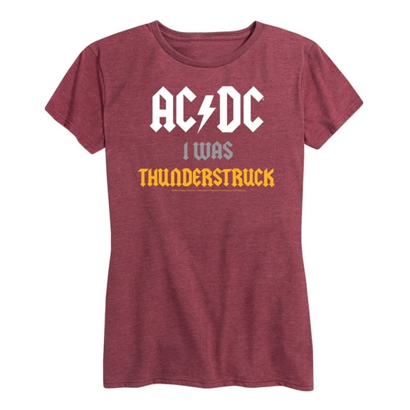 ACDC - I Was Thunderstruck - Women's Short Sleeve Graphic T-Shirt