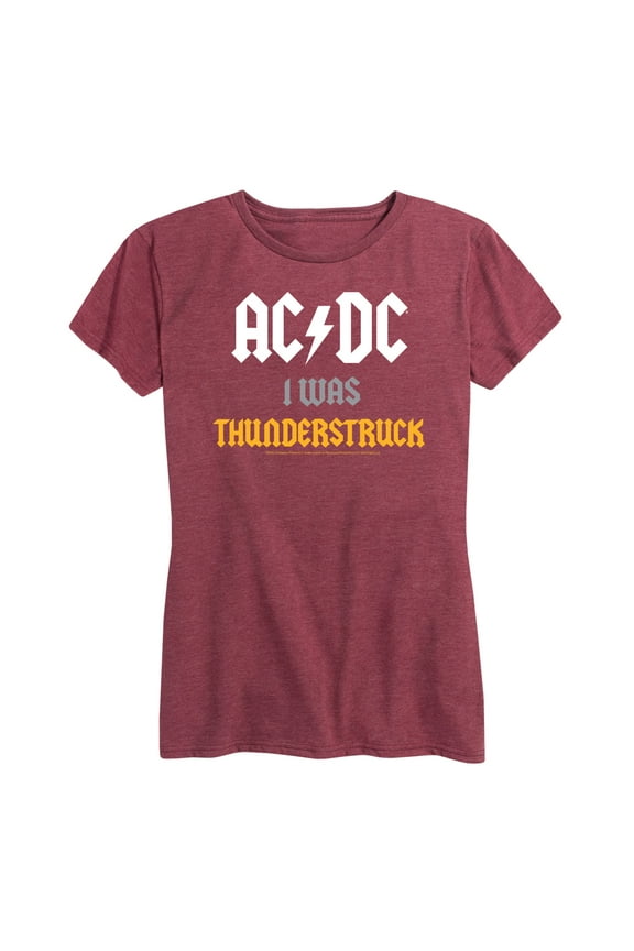 - I Was Thunderstruck - Women's Short Sleeve Graphic T-Shirt