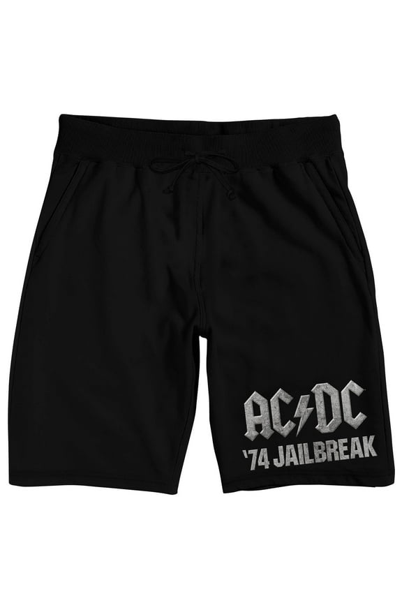 ACDC Jailbreak Men's Black Sleep Pajama Shorts
-Large