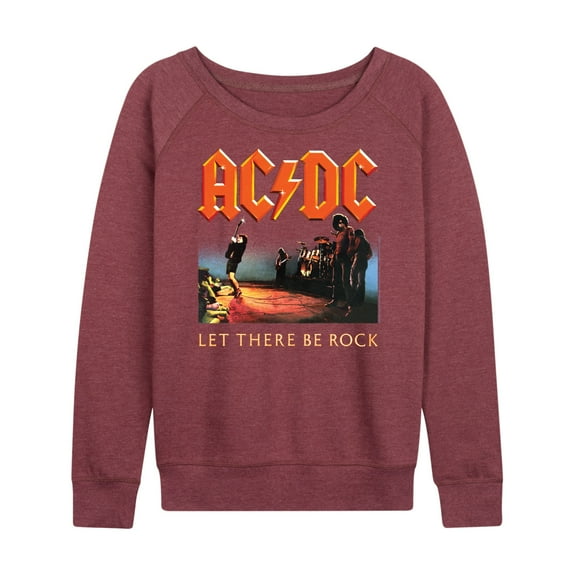 ACDC - Let There Be Rock - Women's Lightweight French Terry Long Sleeve Shirt