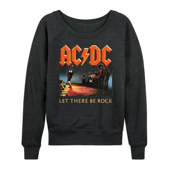 ACDC - Let There Be Rock - Women's Lightweight French Terry Long Sleeve Shirt