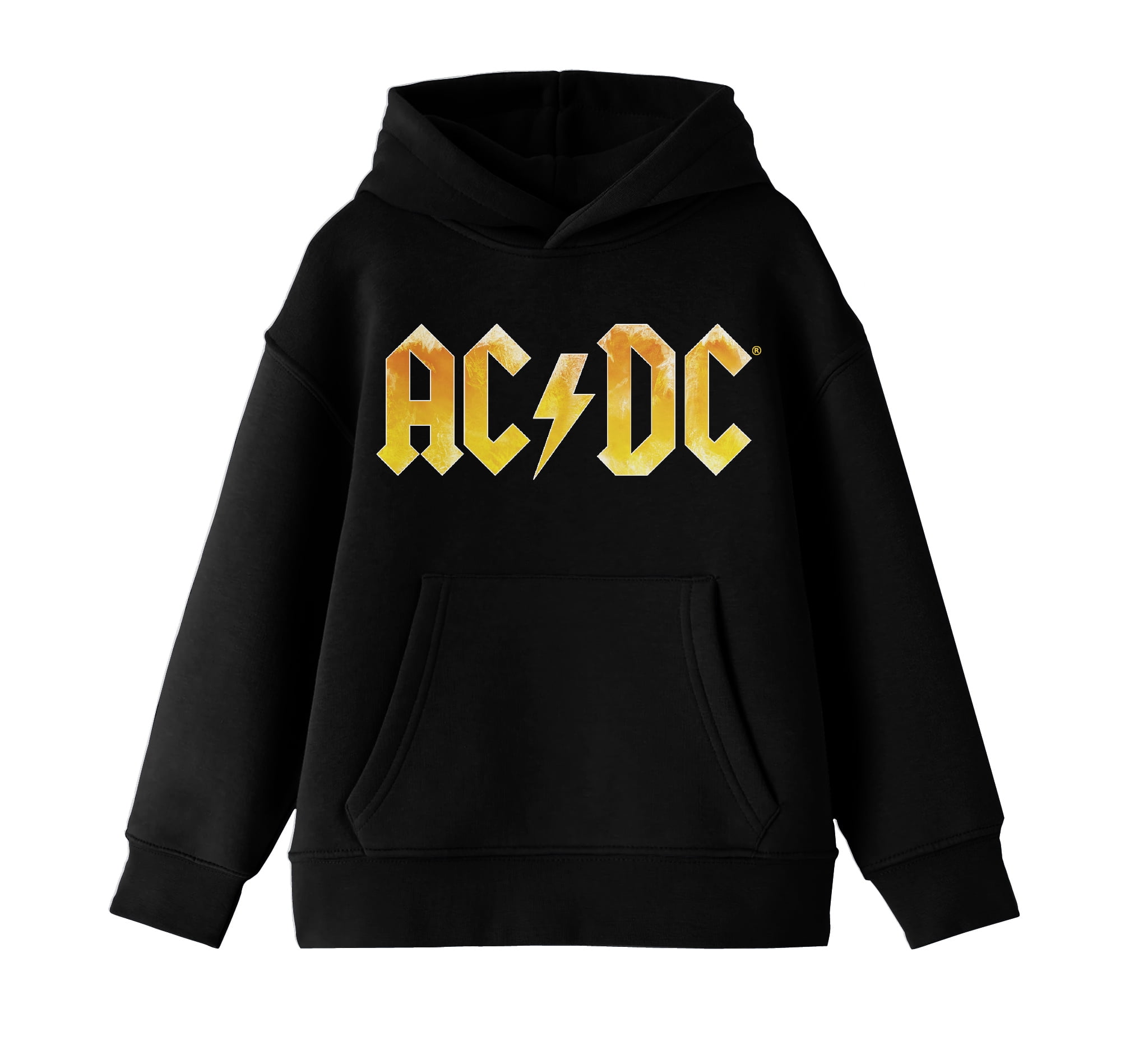 ACDC Logo Boy's Black Graphic Hoodie-XS - Walmart.com