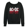 thumbnail image 1 of ACDC - Logo Fade - Women's Lightweight French Terry Long Sleeve Shirt, 1 of 5