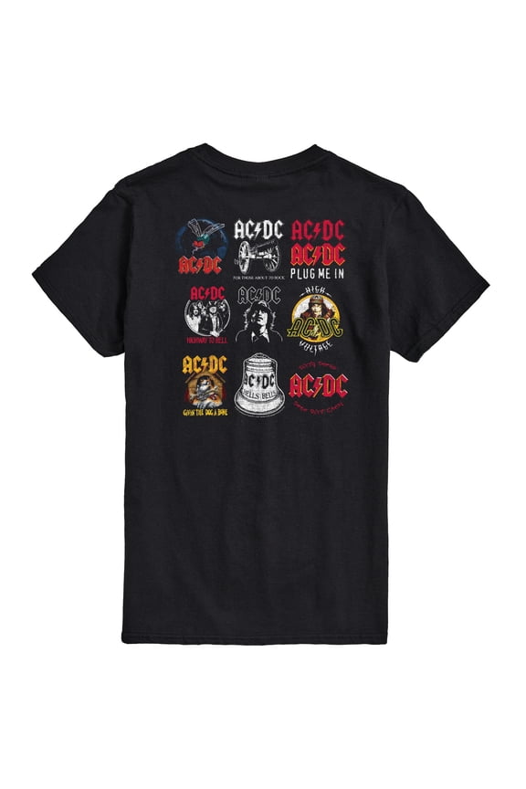 ACDC - Logo Grid - Men's Short Sleeve Graphic T-Shirt