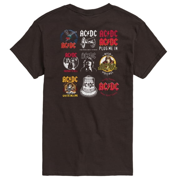 ACDC - Logo Grid - Men's Short Sleeve Graphic T-Shirt