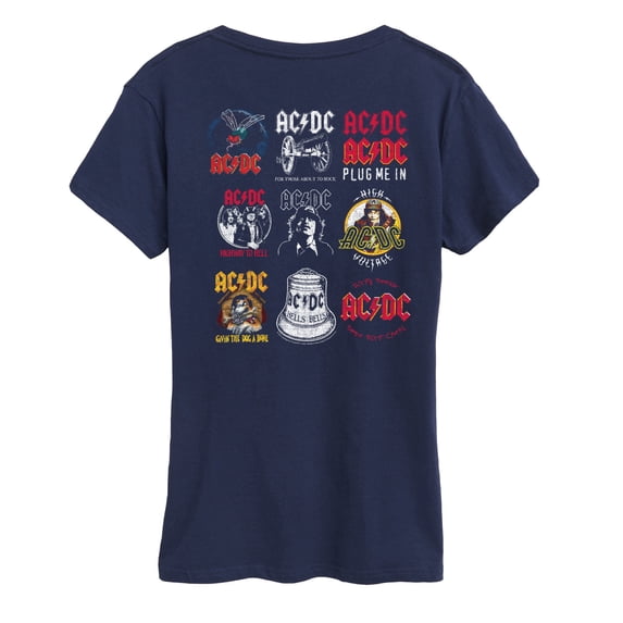 ACDC - Logo Grid - Women's Short Sleeve Graphic T-Shirt