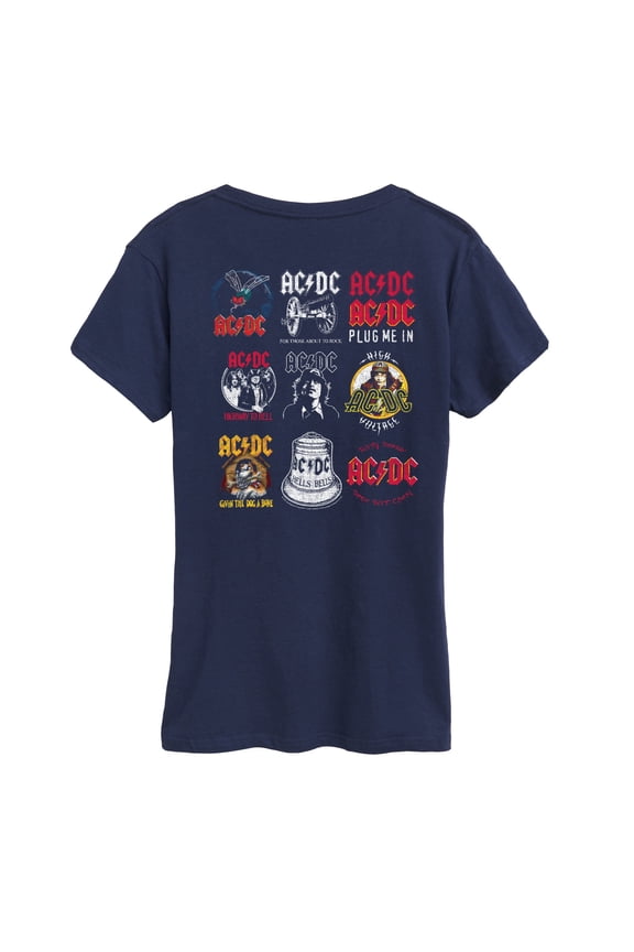ACDC - Logo Grid - Women's Short Sleeve Graphic T-Shirt