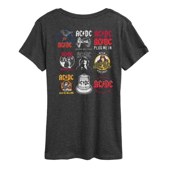 ACDC - Logo Grid - Women's Short Sleeve Graphic T-Shirt