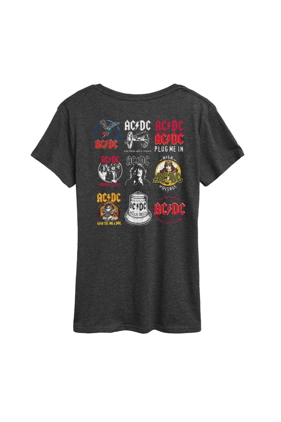 ACDC - Logo Grid - Women's Short Sleeve Graphic T-Shirt