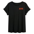 thumbnail image 1 of ACDC - Logo Grid -Womens Oversized Graphic T-Shirt, 1 of 4