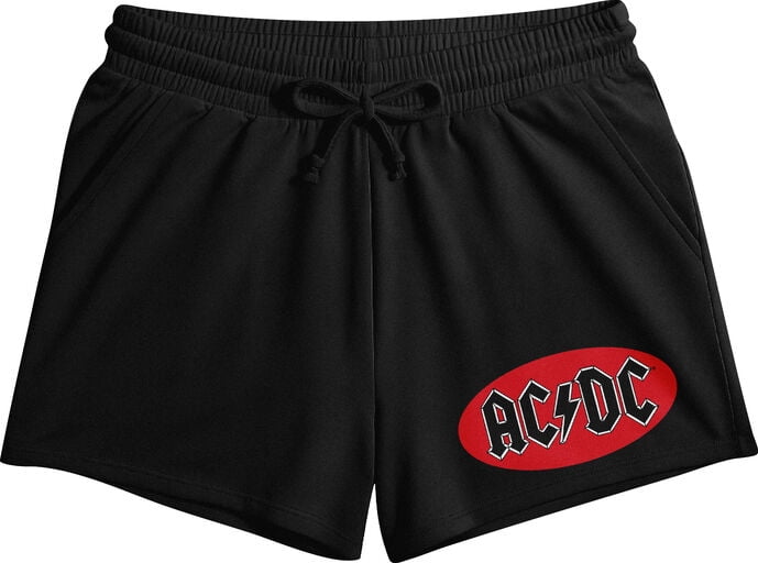 ACDC Logo Women's Black Lounge Shorts-XXL - Walmart.com