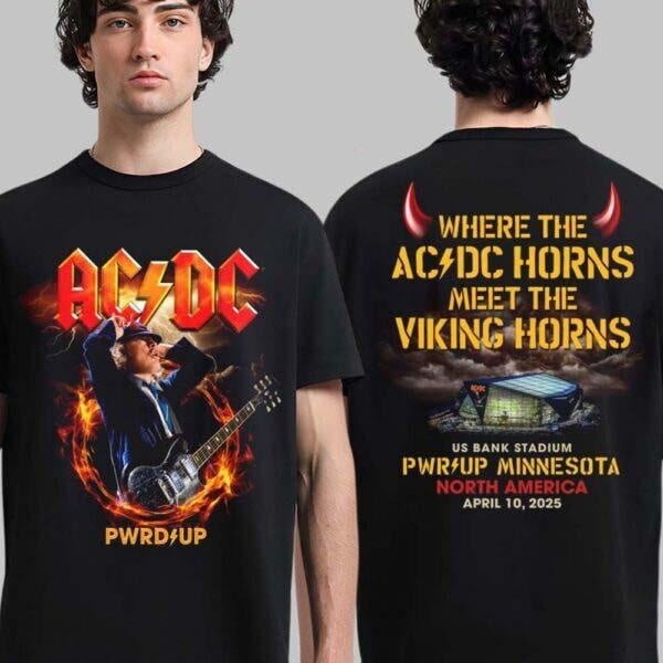ACDC Minnesota PWR Up Tour 2025 Where The ACDC Horns Meet The Viking ...