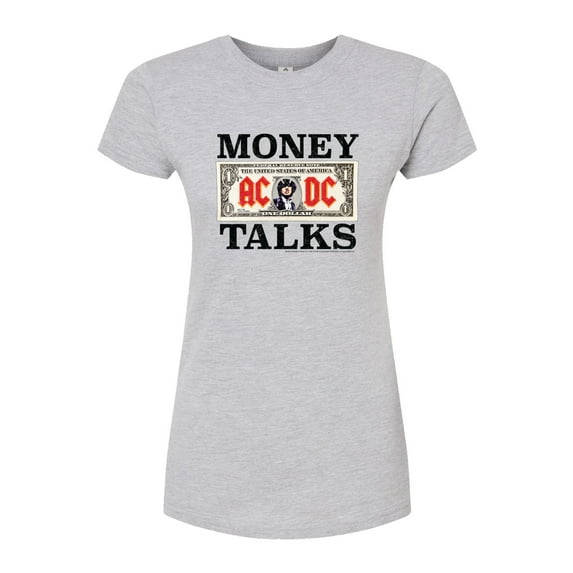 ACDC - Money Talks - Juniors Fitted Graphic T-Shirt