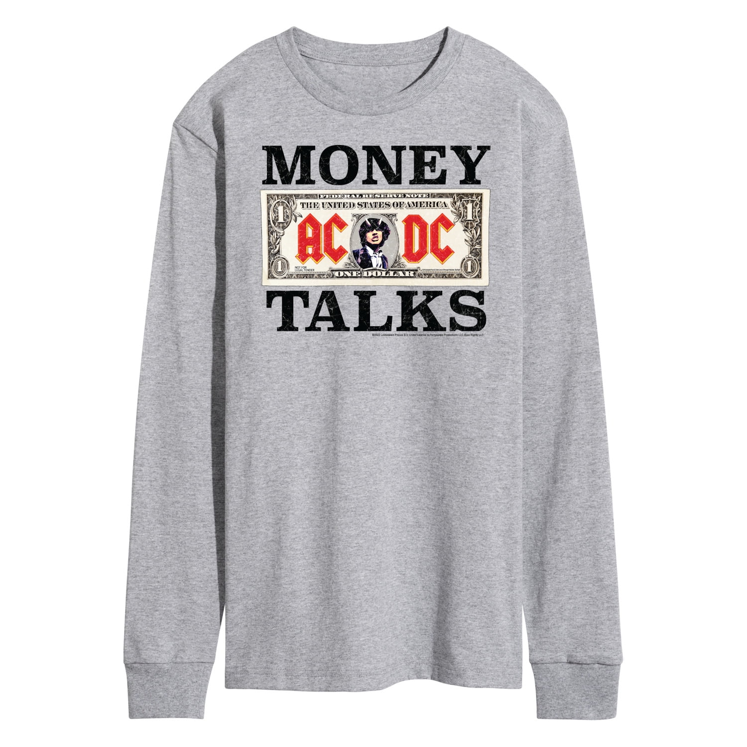 ACDC - Money Talks - Men's Long Sleeve T-Shirt - Walmart.com