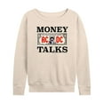 thumbnail image 1 of ACDC - Money Talks - Women's Lightweight French Terry Long Sleeve Shirt, 1 of 5