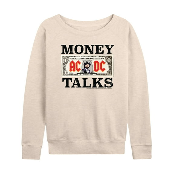 ACDC - Money Talks - Women's Lightweight French Terry Long Sleeve Shirt