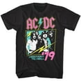 ACDC Neon Highway to Hell 1979 Men's T Shirt Tshirt, 3XL, BLACK