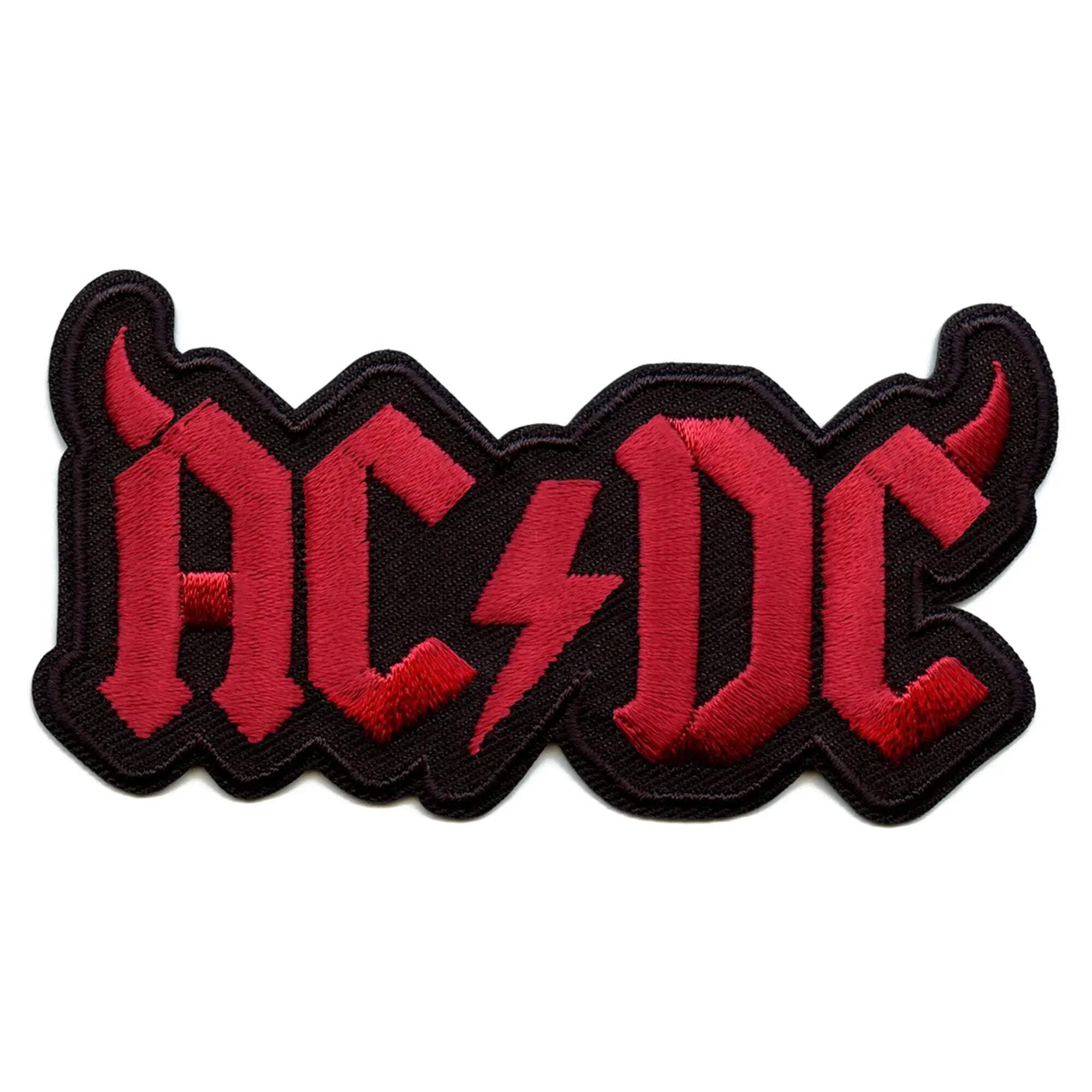 ACDC Patch Logo With Horns Embroidered Iron on - Walmart.com