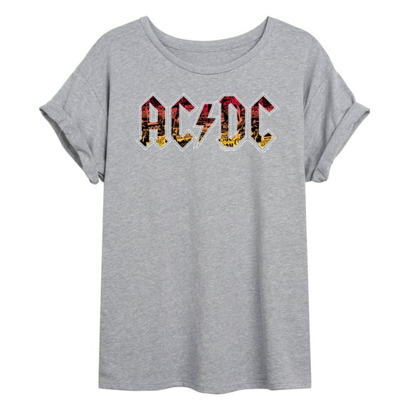 ACDC - Poster Texture - Women's Oversized T-Shirt