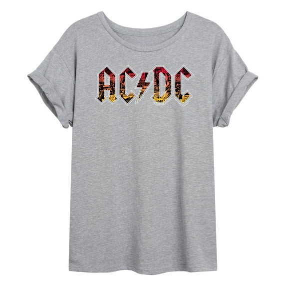 ACDC - Poster Texture - Women's Oversized T-Shirt