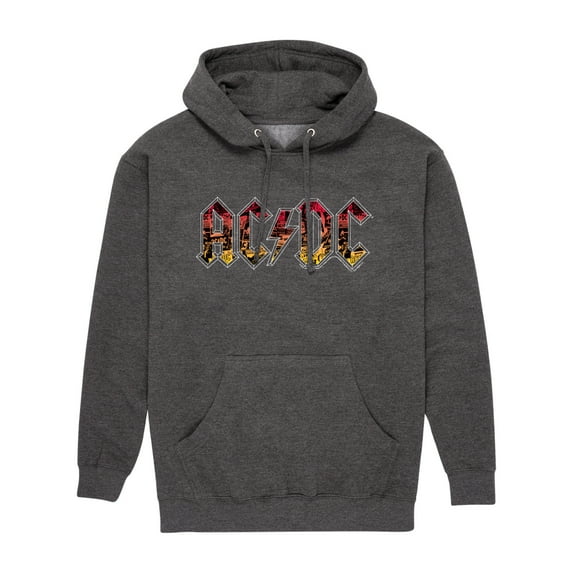 ACDC - Poster Texture - Men's Pullover Hooded Fleece Sweatshirt
