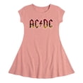 thumbnail image 1 of ACDC - Poster Texture - Toddler And Youth Girls Fit And Flare Dress, 1 of 1