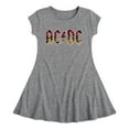 thumbnail image 1 of ACDC - Poster Texture - Toddler And Youth Girls Fit And Flare Dress, 1 of 1