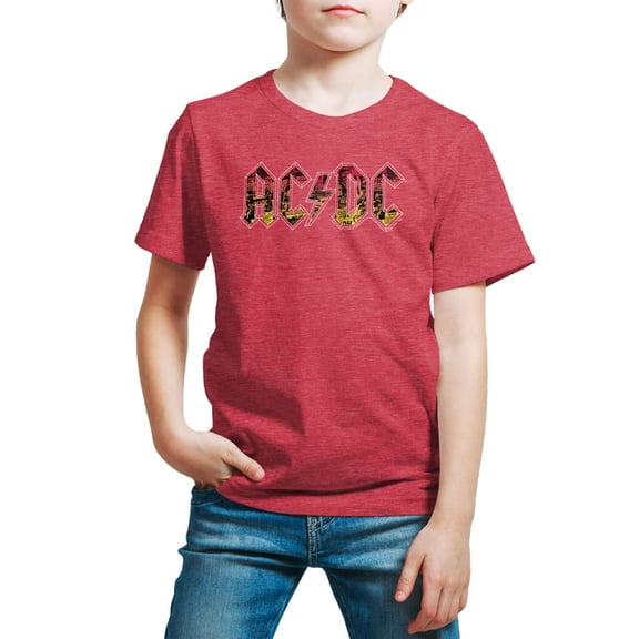 ACDC - Poster Texture - Toddler And Youth Short Sleeve Graphic T-Shirt