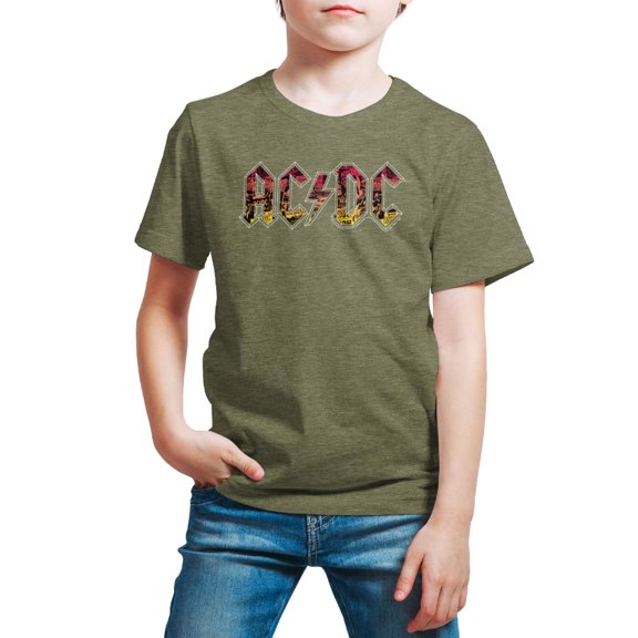 ACDC - Poster Texture - Toddler And Youth Short Sleeve Graphic T-Shirt