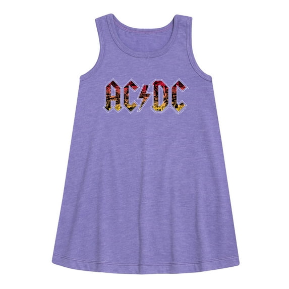 ACDC - Poster Texture - Toddler and Youth Girls A-line Dress