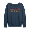 thumbnail image 1 of ACDC - Poster Texture - Women's Lightweight French Terry Long Sleeve Shirt, 1 of 5