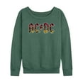 thumbnail image 1 of ACDC - Poster Texture - Women's Lightweight French Terry Long Sleeve Shirt, 1 of 5