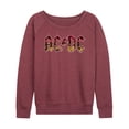 thumbnail image 1 of ACDC - Poster Texture - Women's Lightweight French Terry Long Sleeve Shirt, 1 of 5