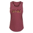 thumbnail image 1 of ACDC - Poster Texture - Women's Racerback Tank Top, 1 of 5