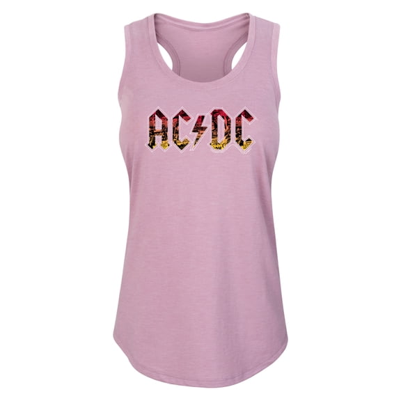 ACDC - Poster Texture - Women's Racerback Tank Top