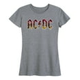 thumbnail image 1 of ACDC - Poster Texture - Women's Short Sleeve Graphic T-Shirt, 1 of 5