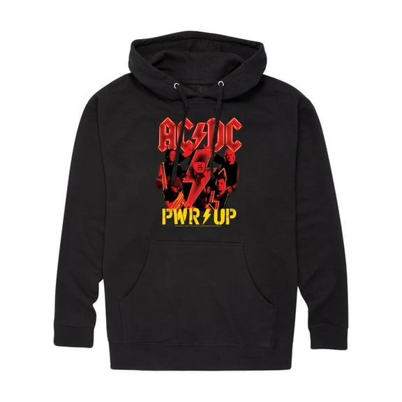 ACDC - Pwr Up - Men's Pullover Hooded Fleece Sweatshirt