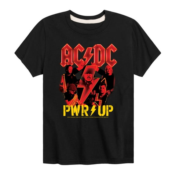 ACDC - Pwr Up - Toddler And Youth Short Sleeve Graphic T-Shirt