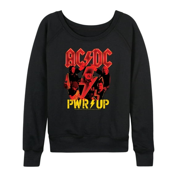 ACDC - Pwr Up - Women's Lightweight French Terry Long Sleeve Shirt