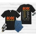 ACDC Pwr Up World Tour 2024 Signature T Shirt, Rock Band T Shirt