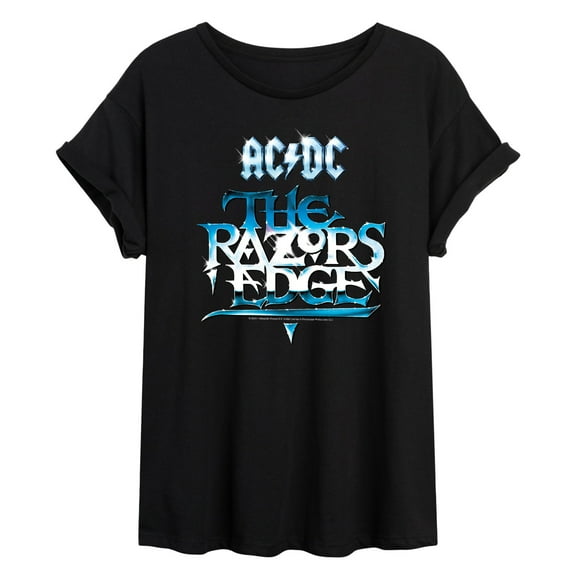 ACDC - Razors Edge Album -Womens Oversized Graphic T-Shirt
